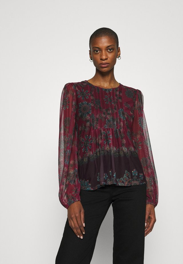 LENNY - Blouse - borgoña