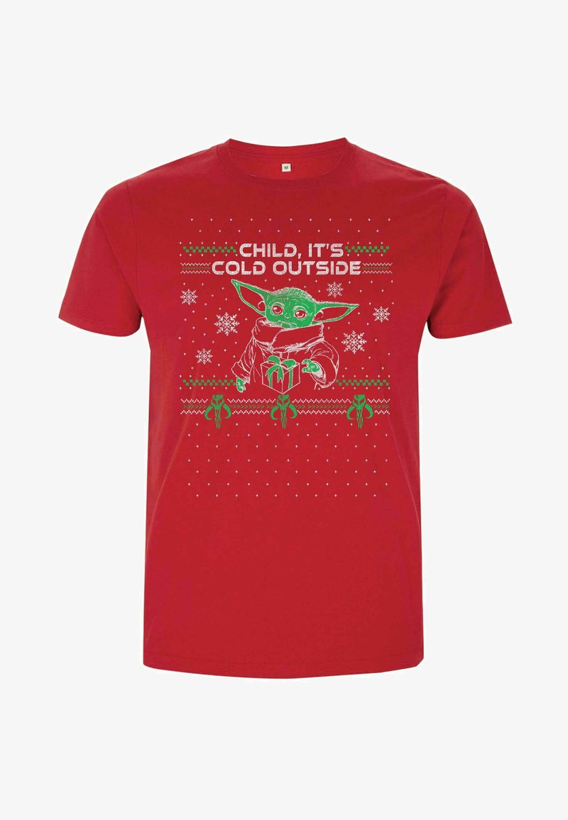 Star Wars STAR WARS THE MANDALORIAN CHILD OUTSIDE - T-shirt z nadrukiem