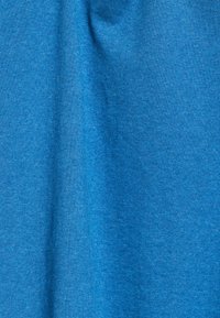 Blauwe stof met een zachte textuur en een lichte gemêleerde patroon, met een gemiddeld gewicht en een gladde afwerking. Geschikt voor casual wear.