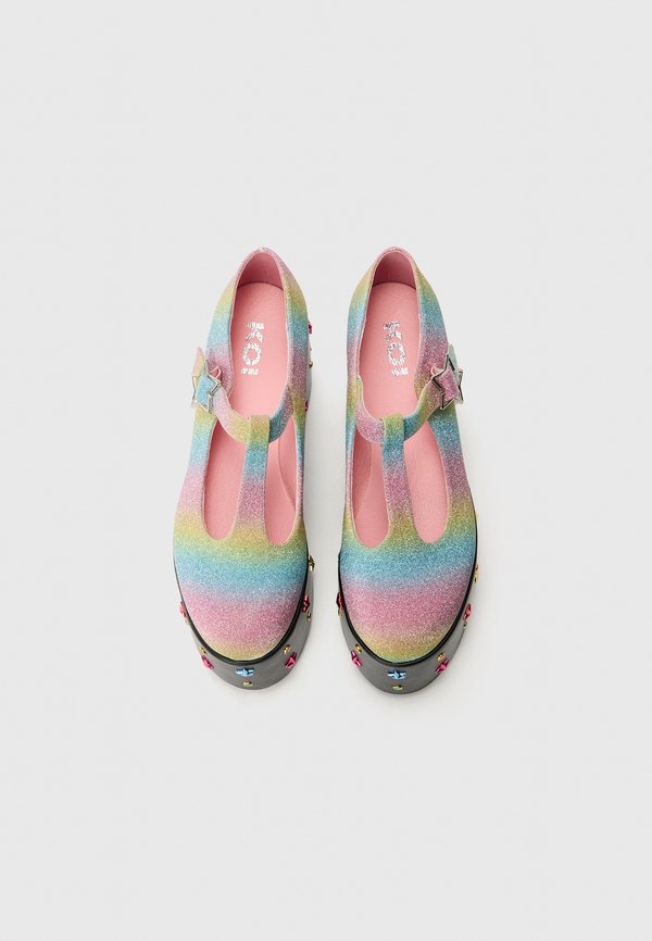 MARY JANES - Wedge sandals - rainbow2