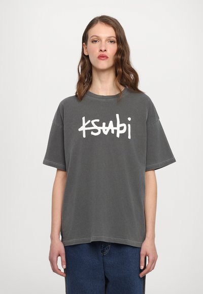 Ksubi TEE - Μπλουζάκι με στάμπα - charcoal grey