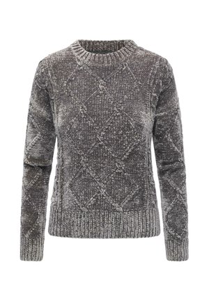 PULLOVER JANNINA - Maglione - stone grey