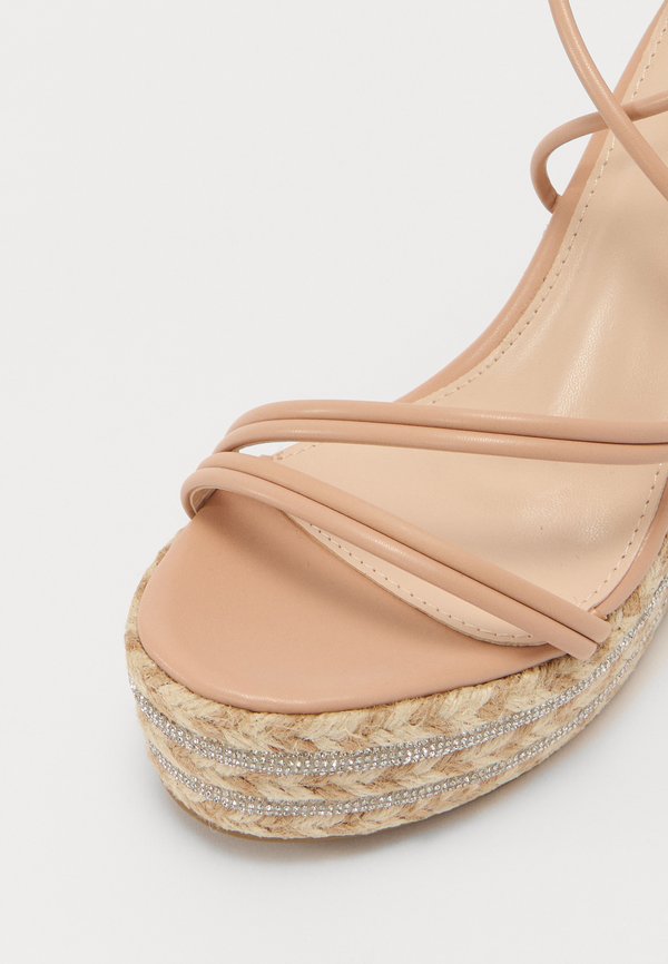 FRANCIS - Platform sandals - nude3