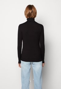 VILA Stickad tröja - black