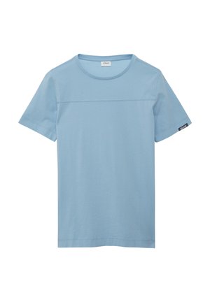 GEWASCHENES MIT -DETAIL - T-shirt basic - himmelblau