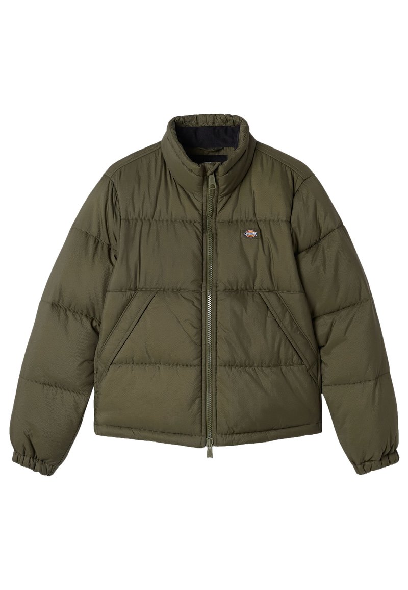 Dickies Winterjas groen gemêleerd