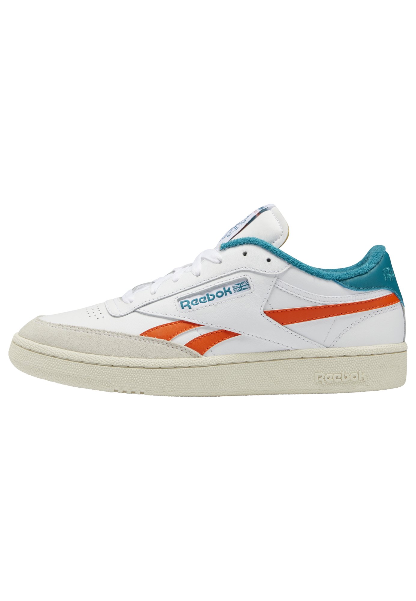 reebok orange and white