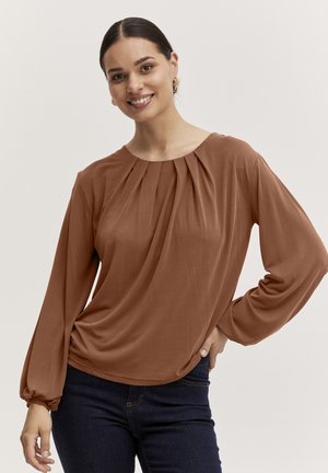 BYPERL TSHIRT  - Longsleeve - brunette