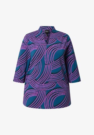 Ulla Popken, Top s dlouhým rukávem - teal blue