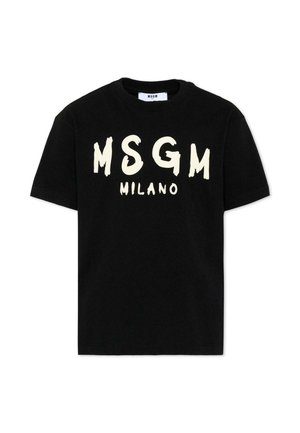 MSGM, T-SHIRT UNISEX - T-shirt imprimé - black