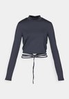 ONPDANCE WRAP TOP - Top dugih rukava - blue graphite