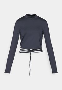 ONPDANCE WRAP TOP - Top dugih rukava - blue graphite