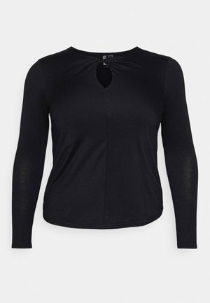 Pieces Curve, PCMINA - Pikkade varrukatega topp - black