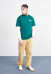 Carhartt WIP UNIVERSITY SCRIPT - Majica kratkih rukava s printom - chervil/white