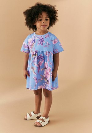 Next REGULAR FIT - Džersio suknelė - blue floral
