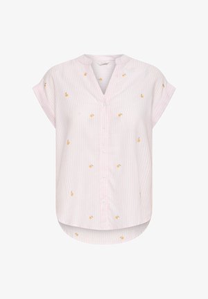 b.young, BYISILAS SHIRT - Bluse - pink stripe peach
