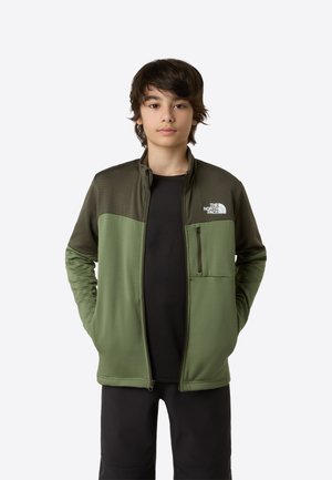 HIKE MIDLAYER UNISEX - Sweatjakke - bark mist/new taupe green