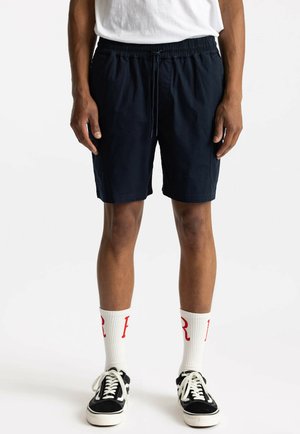 WITH VINTAGE WASH - Shorts - navy
