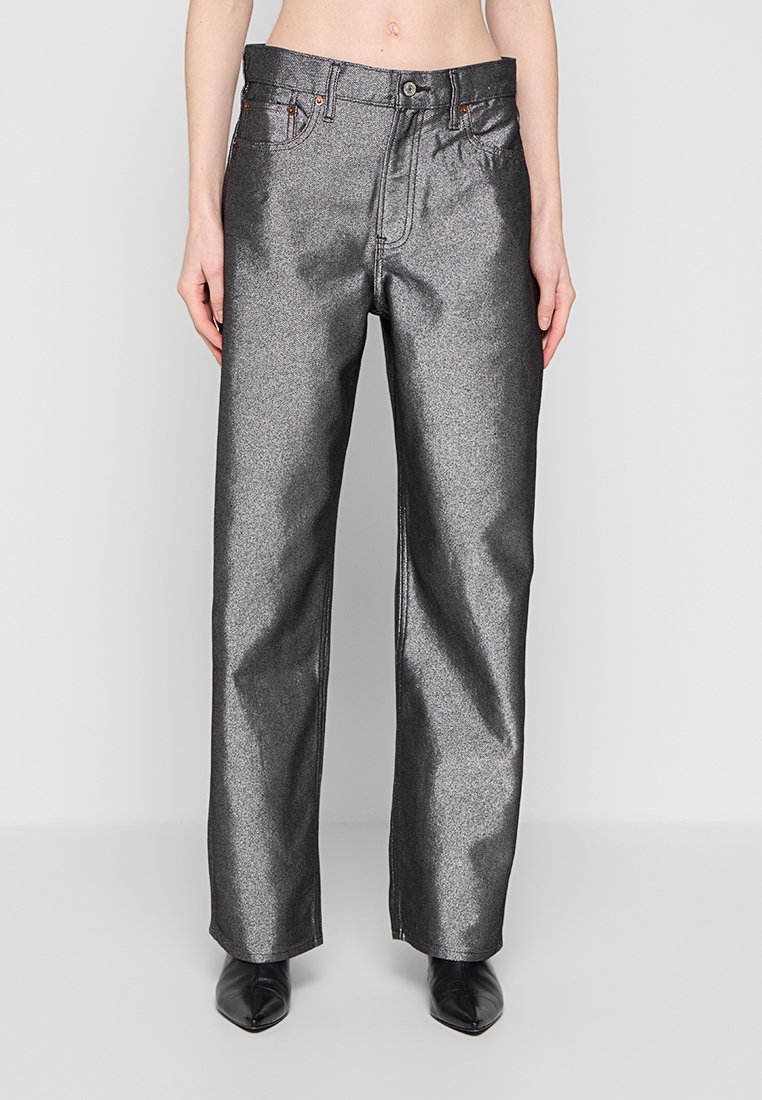 Abercrombie & Fitch Wijde jeans zwart Abercrombie & Fitch Wijde jeans zwart