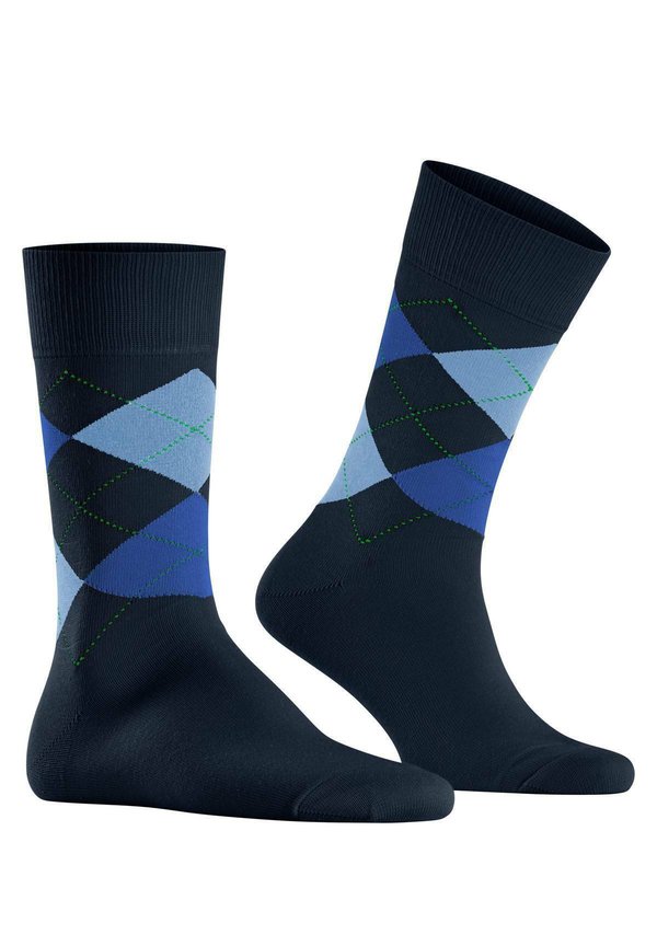 3ER PACK -
 KING, LOGO EMBLEM KING - Socks - dunkelblau marine hellblau2