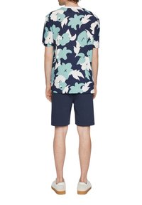QS MIT ALL-OVER - T-Shirt print - tiefblau