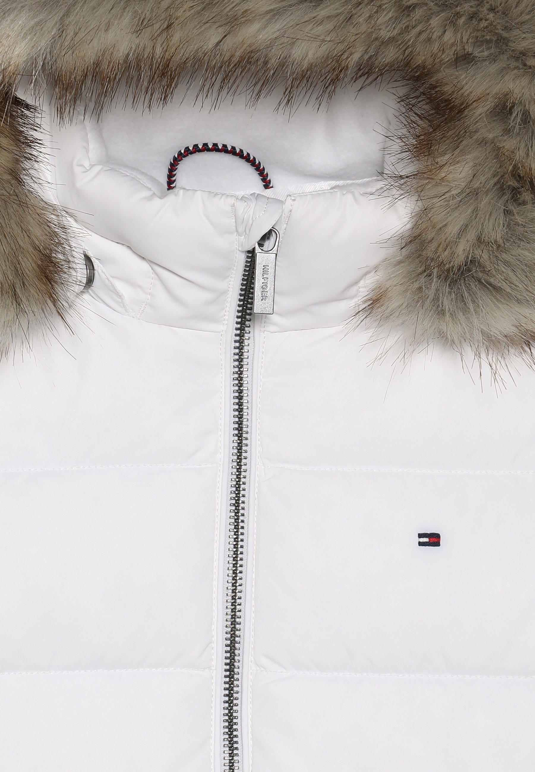 tommy hilfiger white down jacket