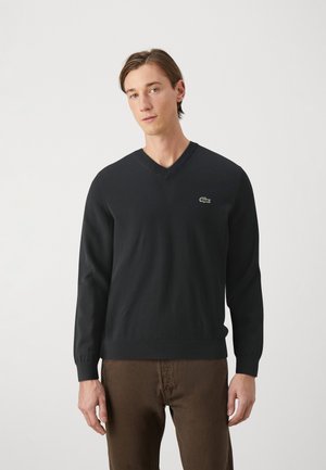 ESSENTIAL VNECK - Jumper - black