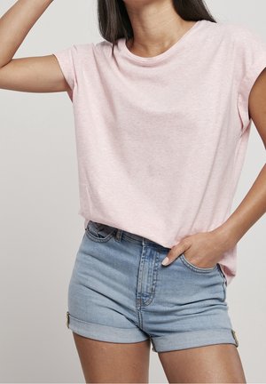 T-shirts basic - mottled pink