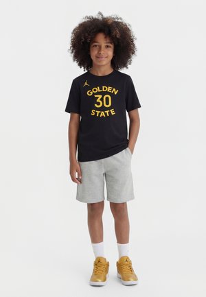 Nike Performance NBA GOLDEN STATE WARRIORS STEPHEN CURRY STATEMENT TEE UNISEX - Trükipildiga T-särk - black