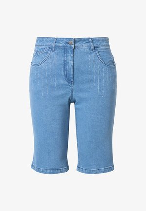 MIAMODA, BERMUDA, niebieski denim