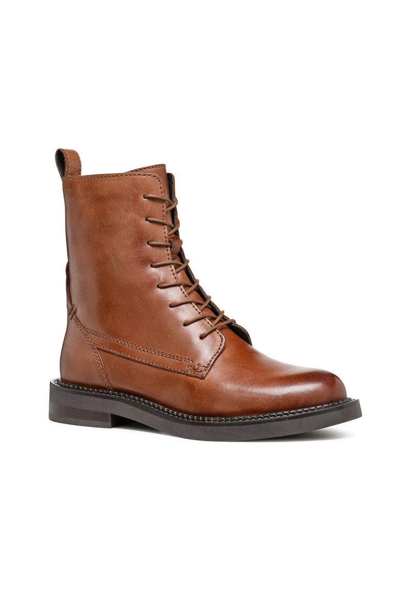 Geox Femme D Serilda G Bottines Cuir Cheville - Bottes Respirantes à Lacets
