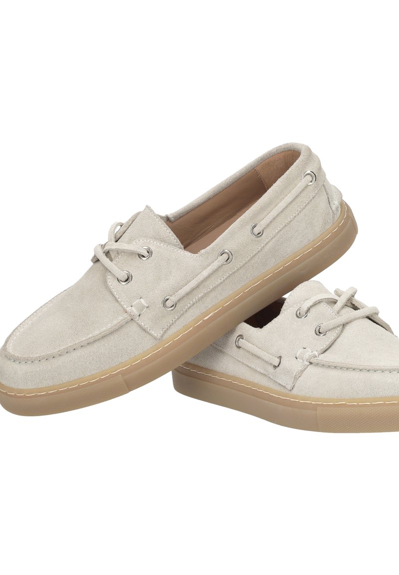 Mocassins Howick En Daim Beige – Taille UK 11 – Neufs En Boîte – Style Plage