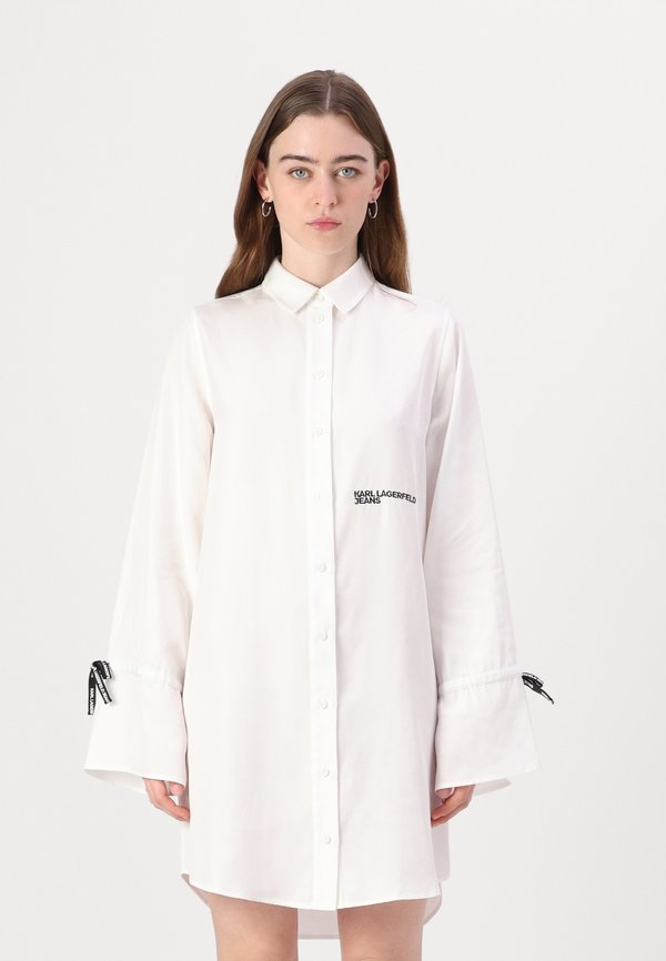 TIED SLEEVE DRESS - Shirt dress