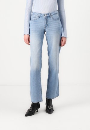 VMVANESSA WIDE - Wide leg - light blue denim