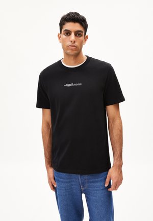 MAARKOS IKOGRAPH - Basic T-shirt - black