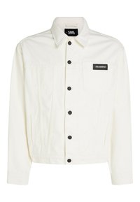 LOGO - Jeansjacka - off white denim