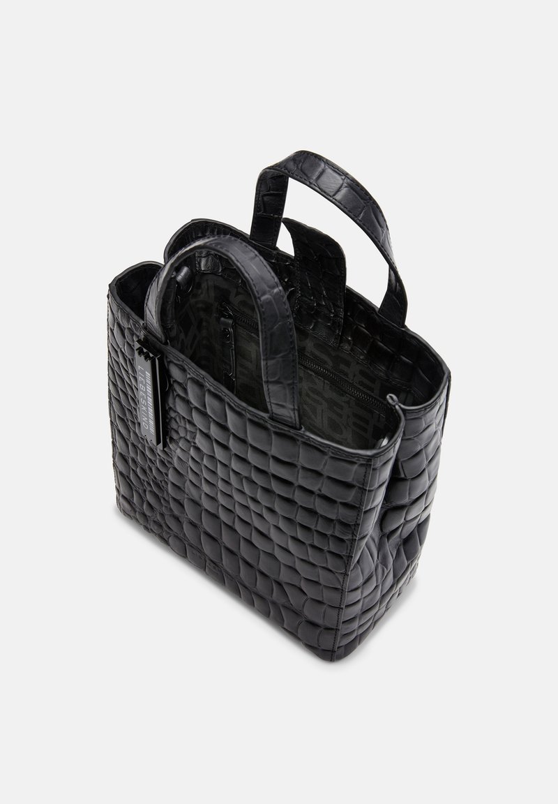 Damen Handtaschen | Liebeskind Berlin MIT KROKOPRÄGUNG Handtasche black/schwarz - PC51327 Damen Handtaschen | Liebeskind Berlin MIT KROKOPRÄGUNG Handtasche black/schwarz - PC51327