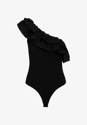 VILA, BODY VITOVE ONE-SHOULDER - Body - black