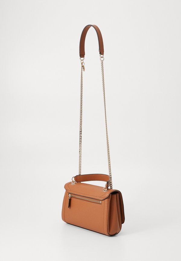 NOELLE II XBODY FLAP - Cross body bag - light cognac2
