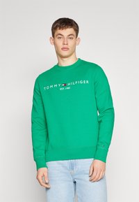 Tommy Hilfiger LOGO - Sportinis megztinis - olympic green