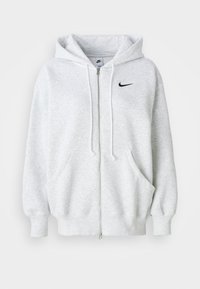 HOODIE - Sweat zippé - birch heather/black