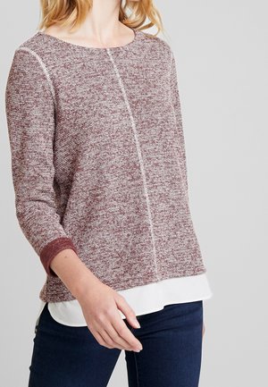 Pullover - dark red