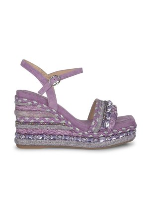 Sandalias de tacón - morado