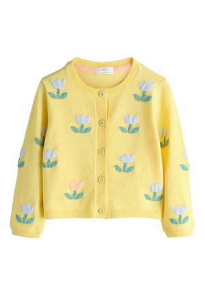 REGULAR FIT  - Strickjacke - yellow tulip