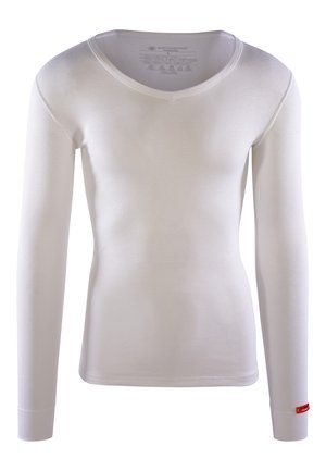 THERMAL LONGSLEEVE -V-NECK - Hemd - snow white