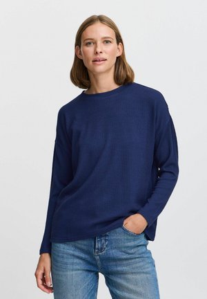 BYPESINA - Langærmet T-shirt - medieval blue