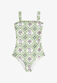 Sélectionné, green geo print