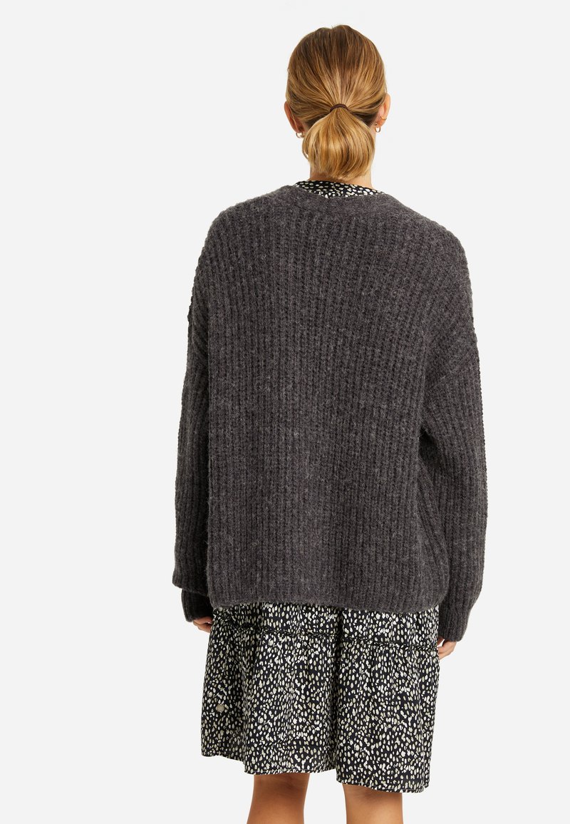 Damen Strickjacken | MILANO ITALY Strickjacke asphalt/grau - JX79684 Damen Strickjacken | MILANO ITALY Strickjacke asphalt/grau - JX79684
