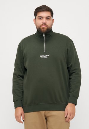 JJESOHO QUARTER ZIP - Sweatshirt - duffel bag