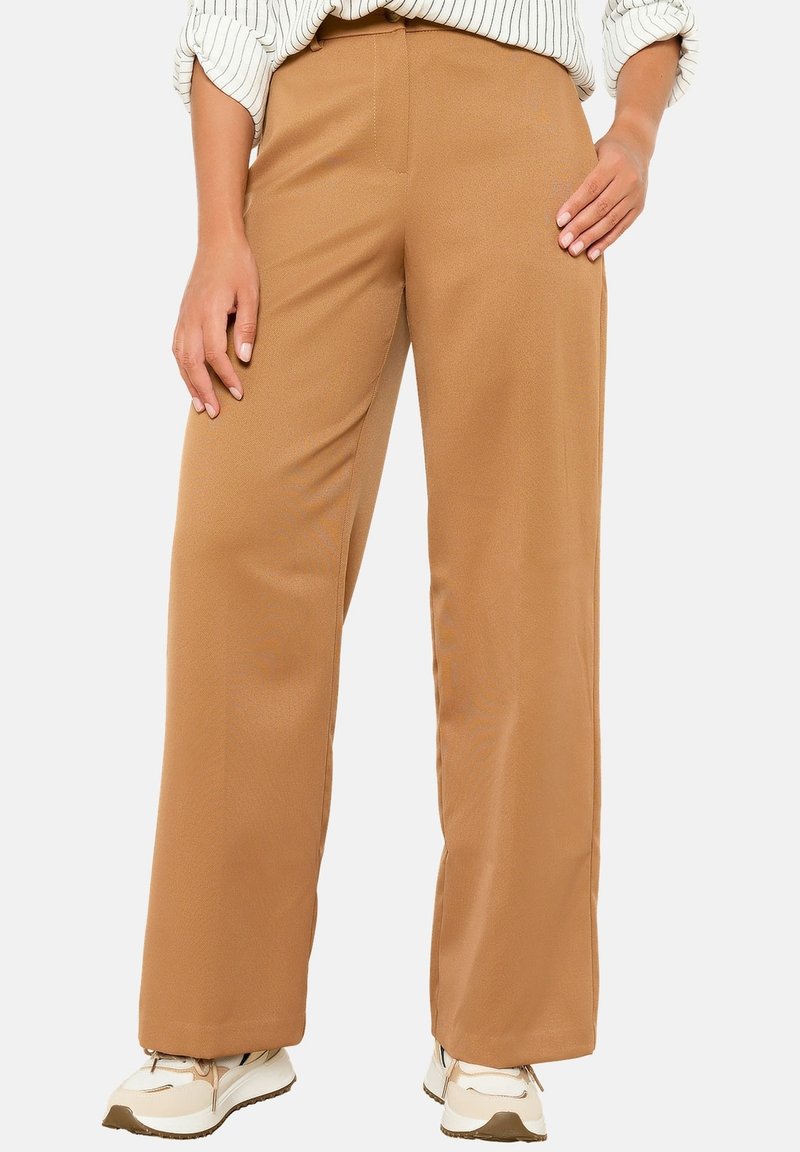 LolaLiza WIDE  - Auduma bikses - light camel